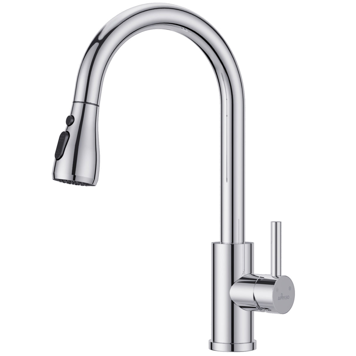 Polished Chrome Pull-Out Kitchen Mixer Tap - 3 Spray Modes