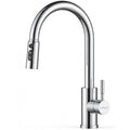 Polished Chrome Pull-Out Kitchen Mixer Tap - 3 Spray Modes