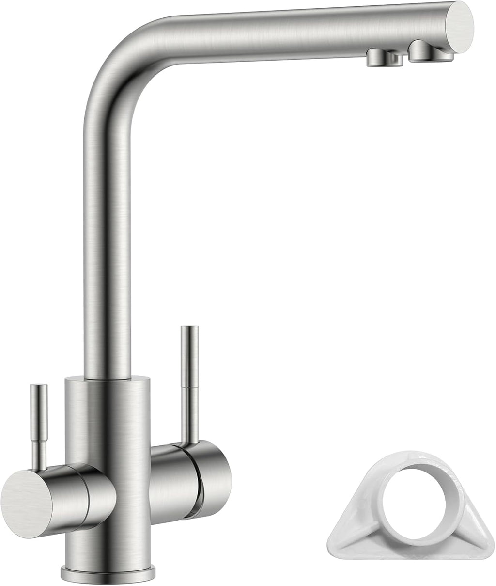 Brushed Stainless Kitchen Mixer Tap