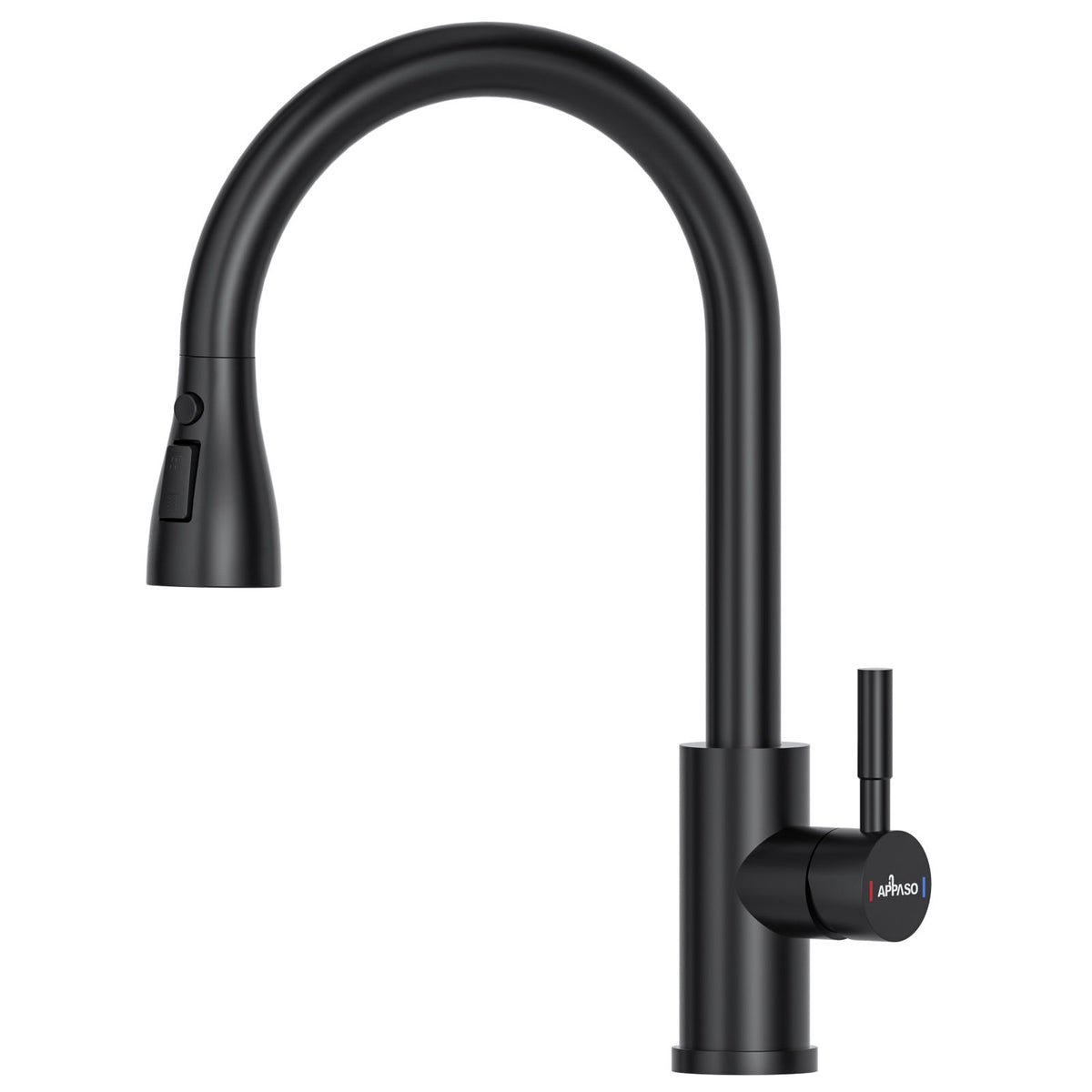 Matte Black Pull-Out Kitchen Mixer Tap - 3 Spray Modes
