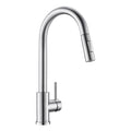 Brushed Stainless Pull-Out Kitchen Mixer Tap