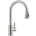 Brushed Stainless Pull-Out Kitchen Mixer Tap