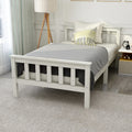 Single Bed White 3ft Solid Pine Wooden Bed Frame for Adults, Kids 190 x 90 cm (3FT)