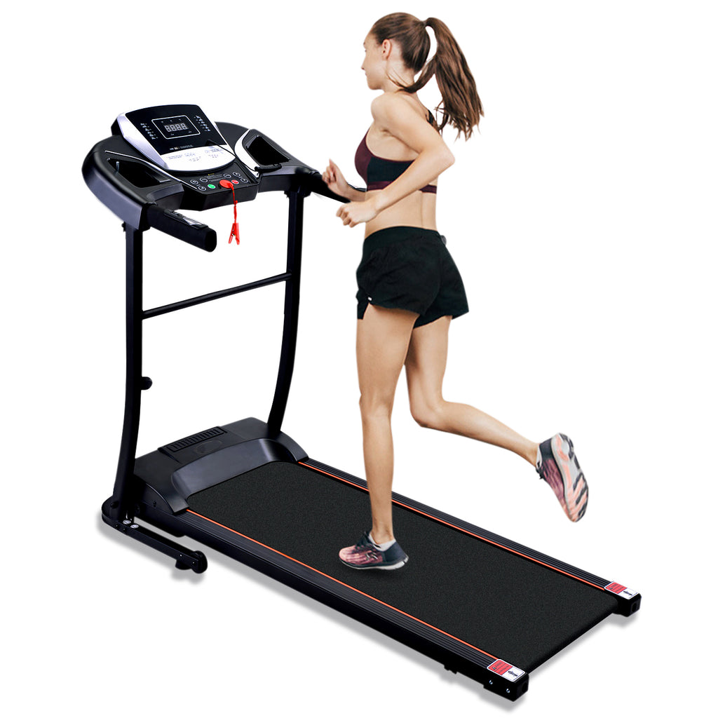 Electric Treadmill Folding Motorized Runing Jogging Walking Machine for Home use│USB & Speakers │12 Pre-Programs │98% Assembled