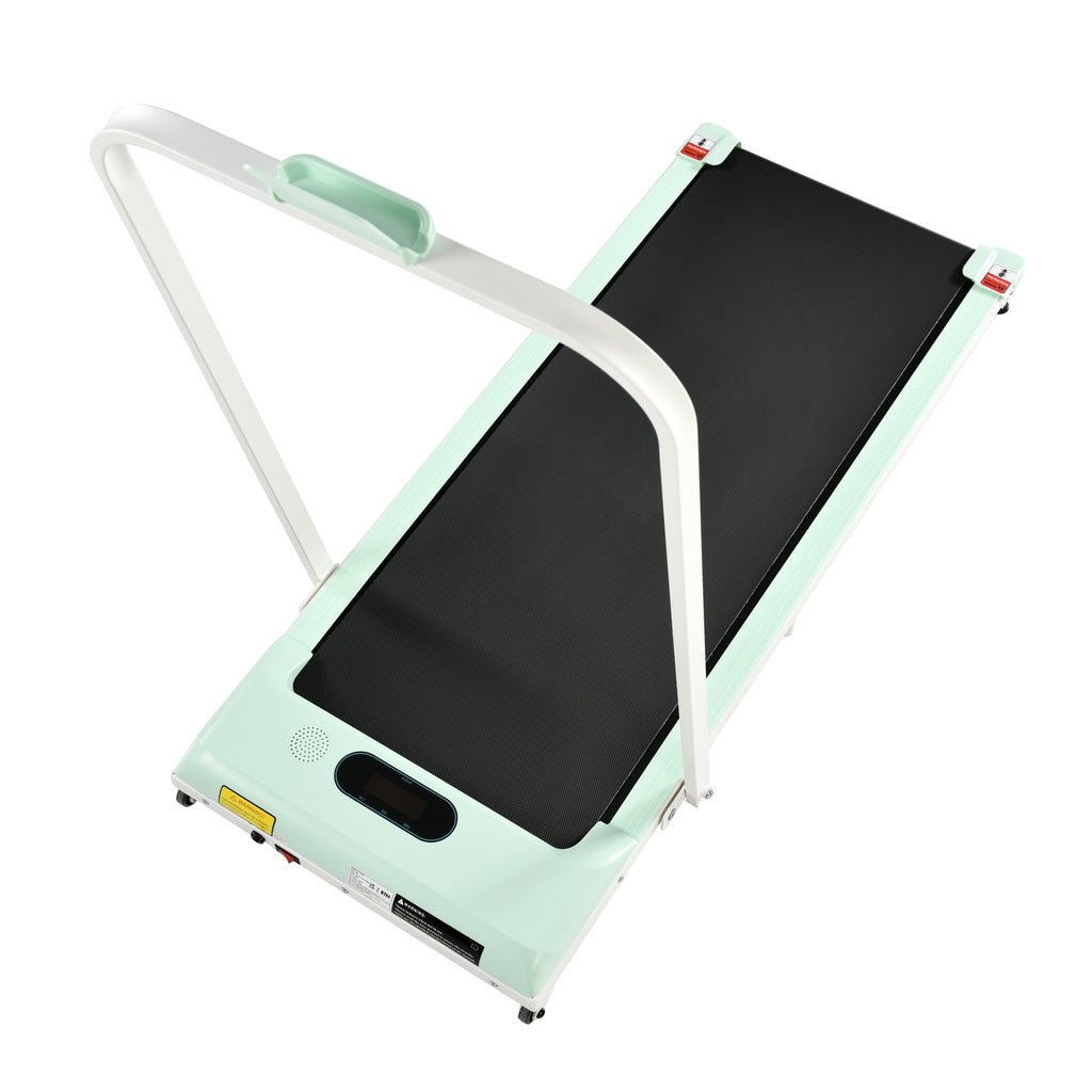 [New] Folding Treadmill for Home Office Use,Under Desk Treadmill,1-6KM/H, Portable Walking Running Machine with Bluetooth Speaker, Remote Control, LCD Display, Phone Holder