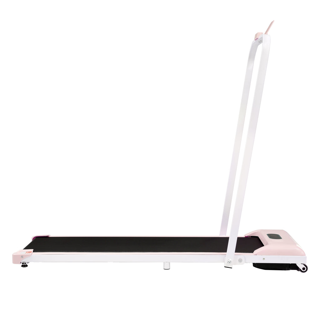 [New] Folding Treadmill for Home Office Use,Under Desk Treadmill,1-6KM/H, Portable Walking Running Machine with Bluetooth Speaker, Remote Control, LCD Display, Phone Holder.