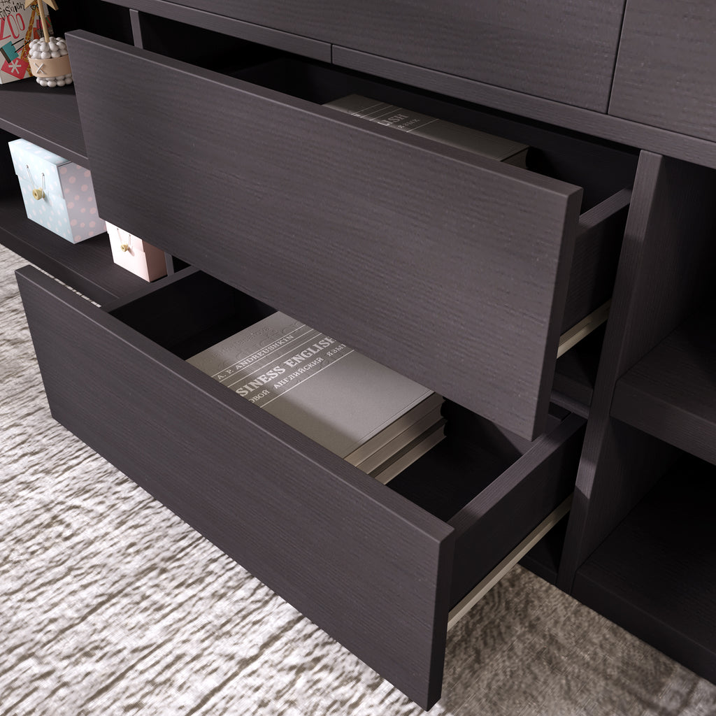 Cabin Bed Mid Sleeper Bed Frame Storage Kids Wooden bed with Drawers Shelf Storage Low Sleeper Bed  3ft Single Children's Wooden Bed - 3ft Single (90 x 190 cm) Frame Only
