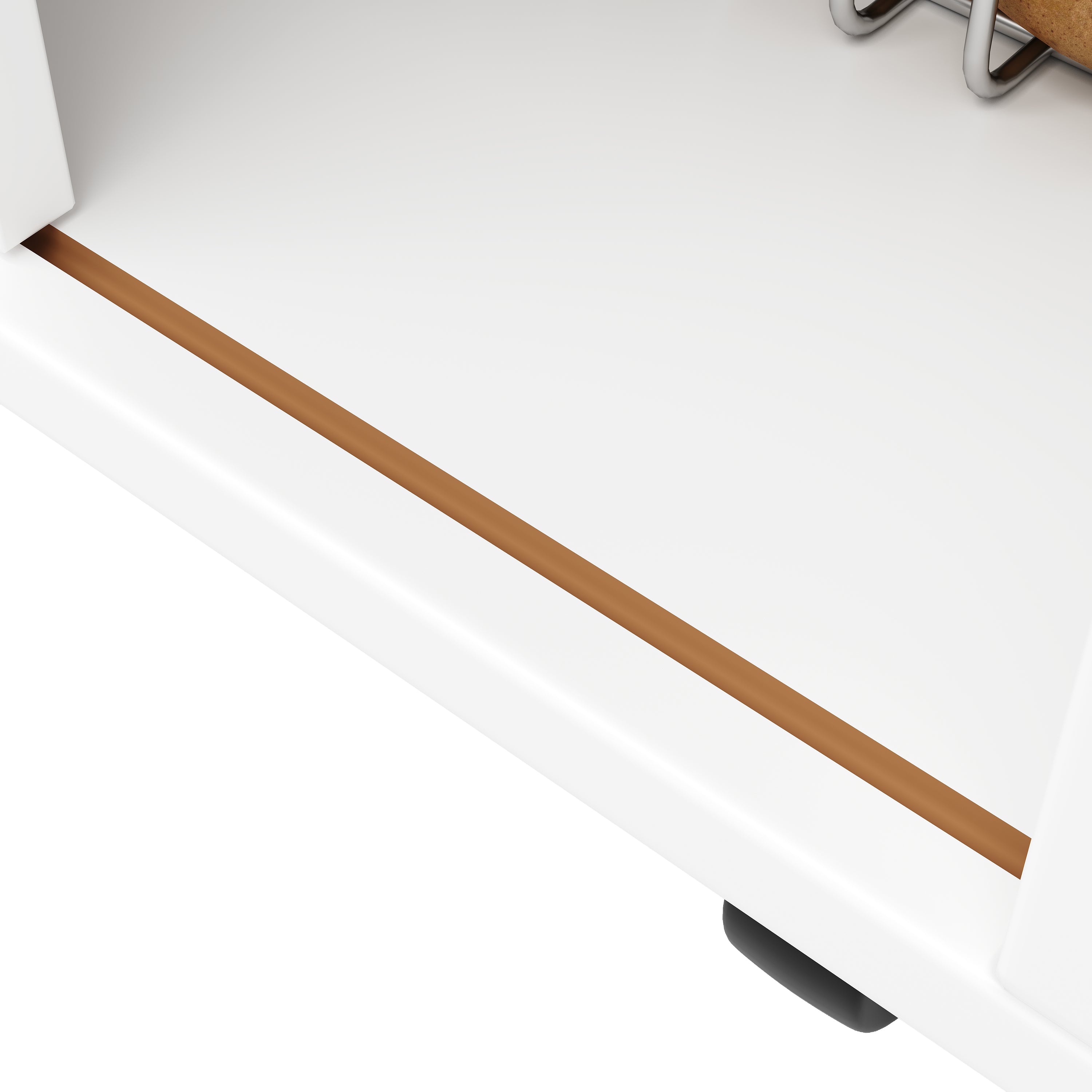 Kitchen cabinet, serving trolley with wood grain finish, kitchen trolley with castors and worktop, with spice rack and towel rail, kitchen island with sliding doors and drawers, white