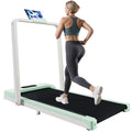 [New] Folding Treadmill for Home Office Use,Under Desk Treadmill,1-6KM/H, Portable Walking Running Machine with Bluetooth Speaker, Remote Control, LCD Display, Phone Holder