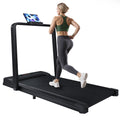 [New] Folding Treadmill for Home Office Use,Under Desk Treadmill,1-6KM/H, Portable Walking Running Machine with Bluetooth Speaker, Remote Control, LCD Display, Phone Holder.