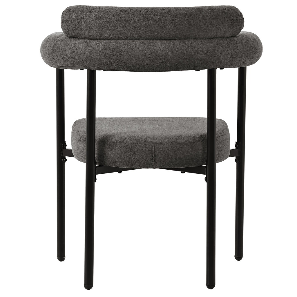 Modern Dining Chairs set of 4, Upholstered Velvet Armchairs,Comfortable Armrest Dining Chairs for Kitchen, Dining Room, Living Room, Multiple Colour Options