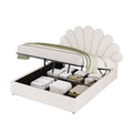 Double, Beige, Velvet Petal Hydraulic Storage Bed Package 2
