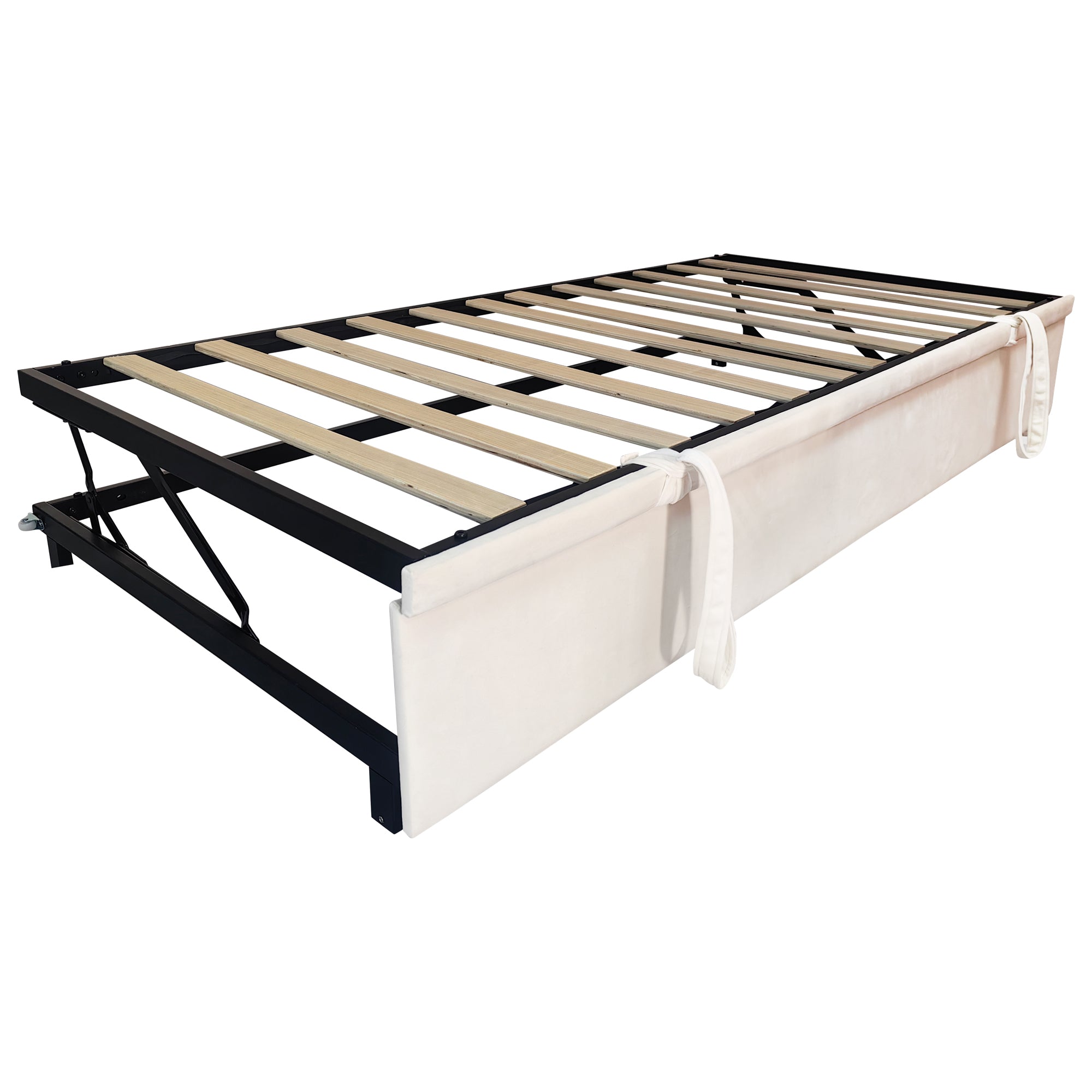 Beige Petal Trundle Bed package 2