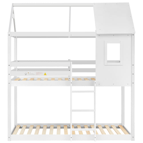 Tree House Bunk Bed with Ladder and Window main image