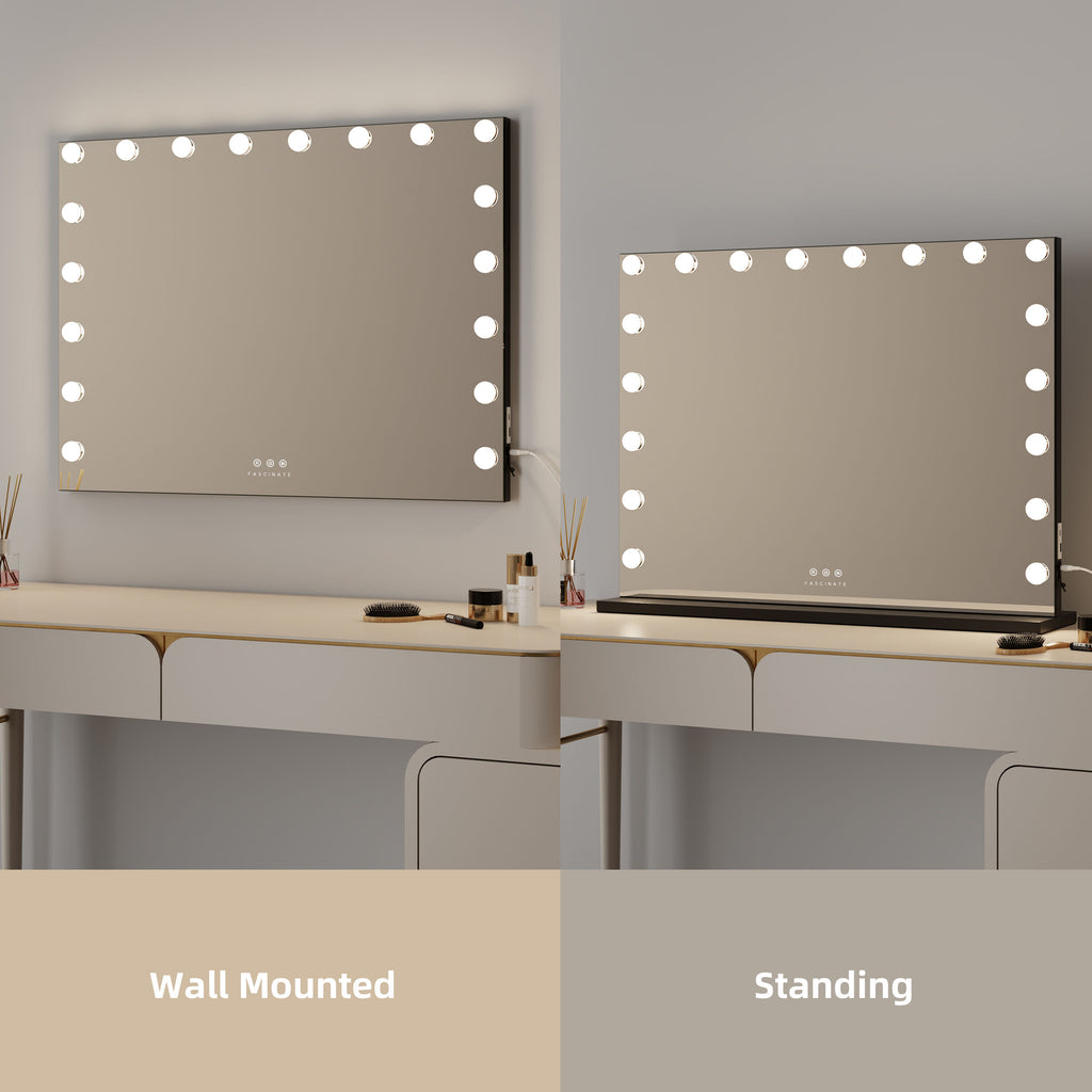 Hollywood Vanity Mirror 18 Dimmable LED XtraLarge 80x60cm