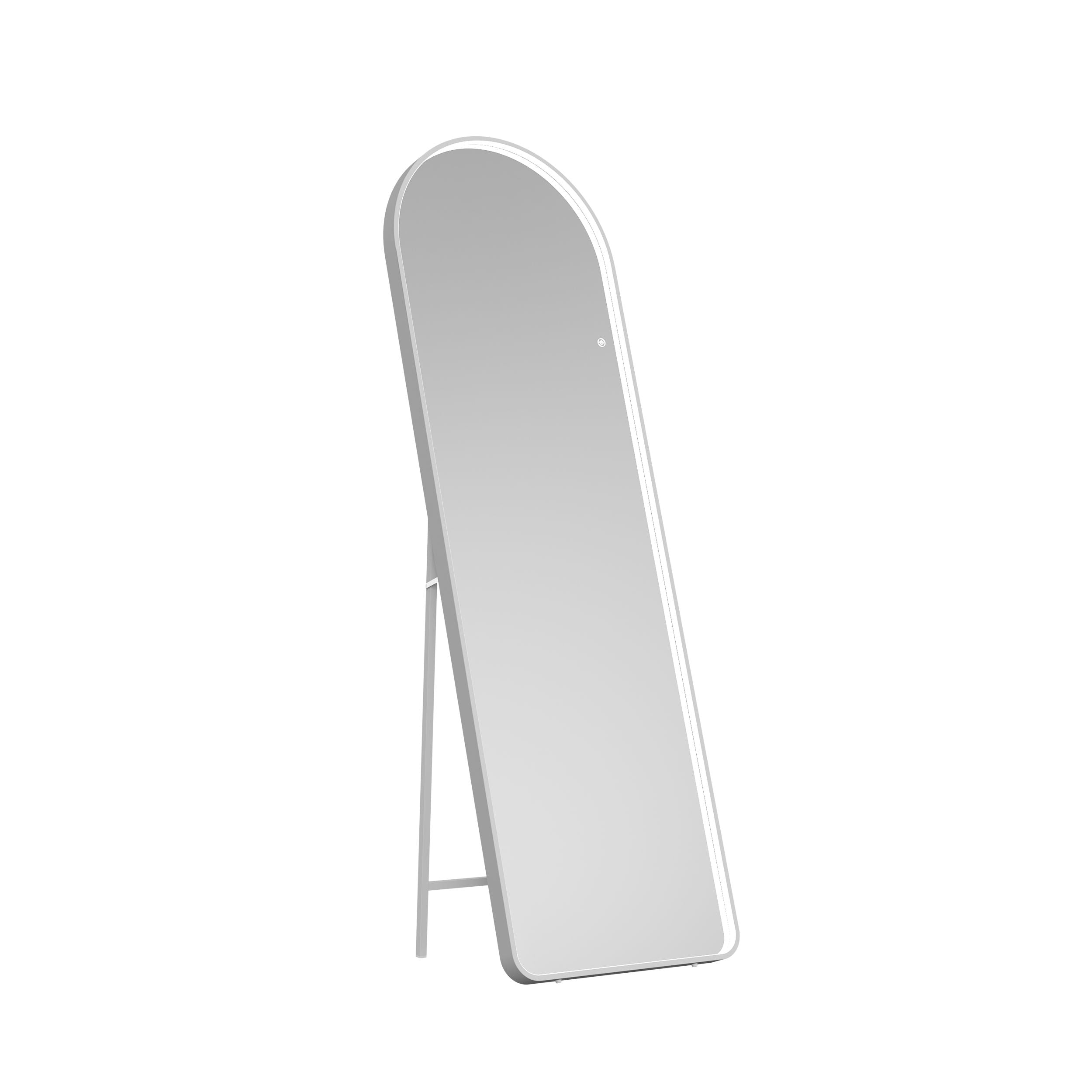 Arched Hollywood LED Mirror – 160x50cm, Boutique Inner Glow, Tempered Glass