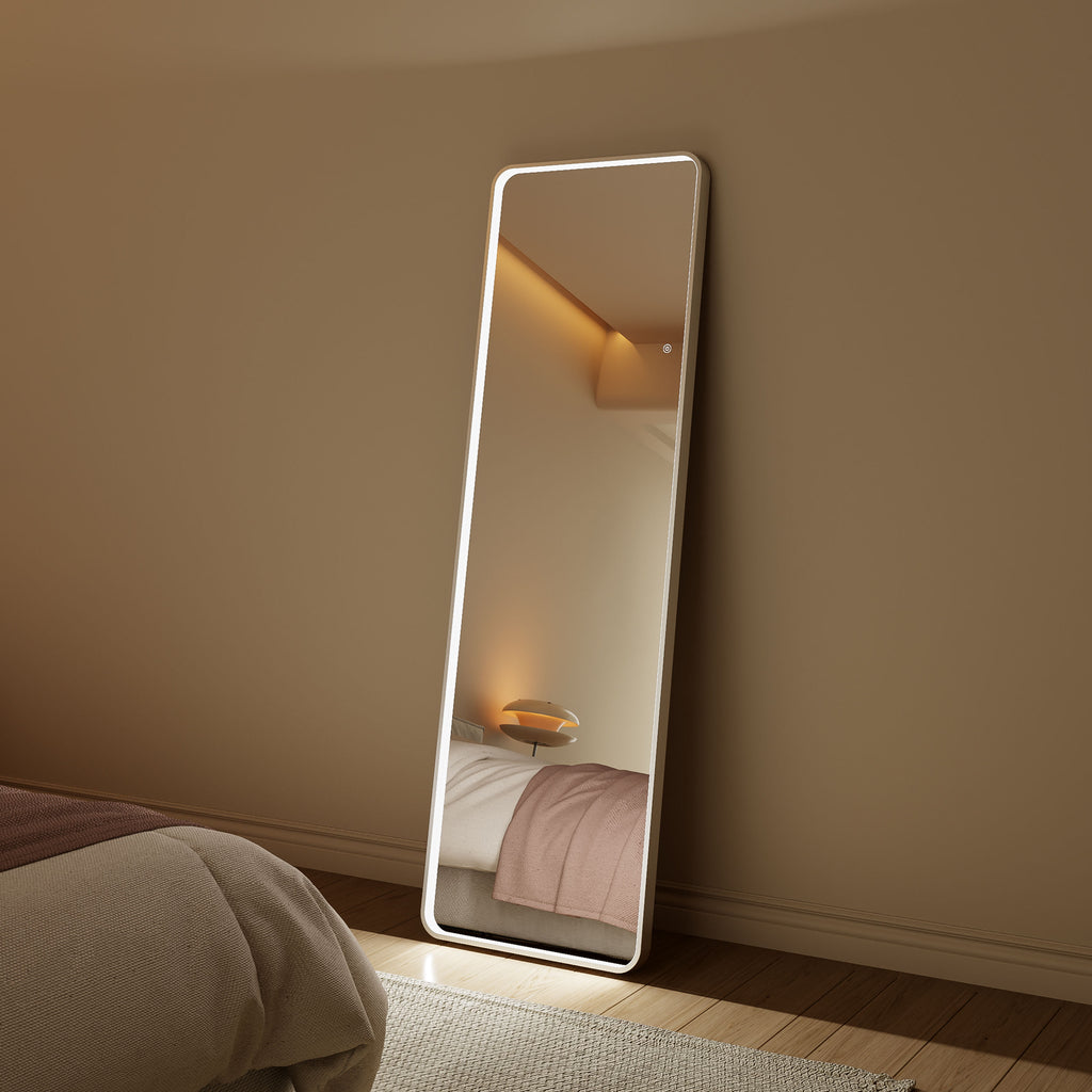Full Length Curve Hollywood Mirror - Slim 160x50cm