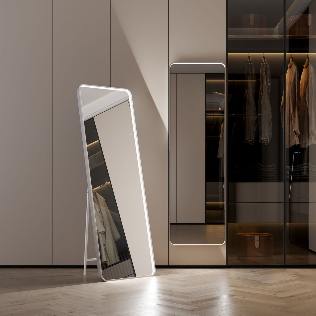 Full Length Curve Hollywood Mirror - Slim 160x50cm