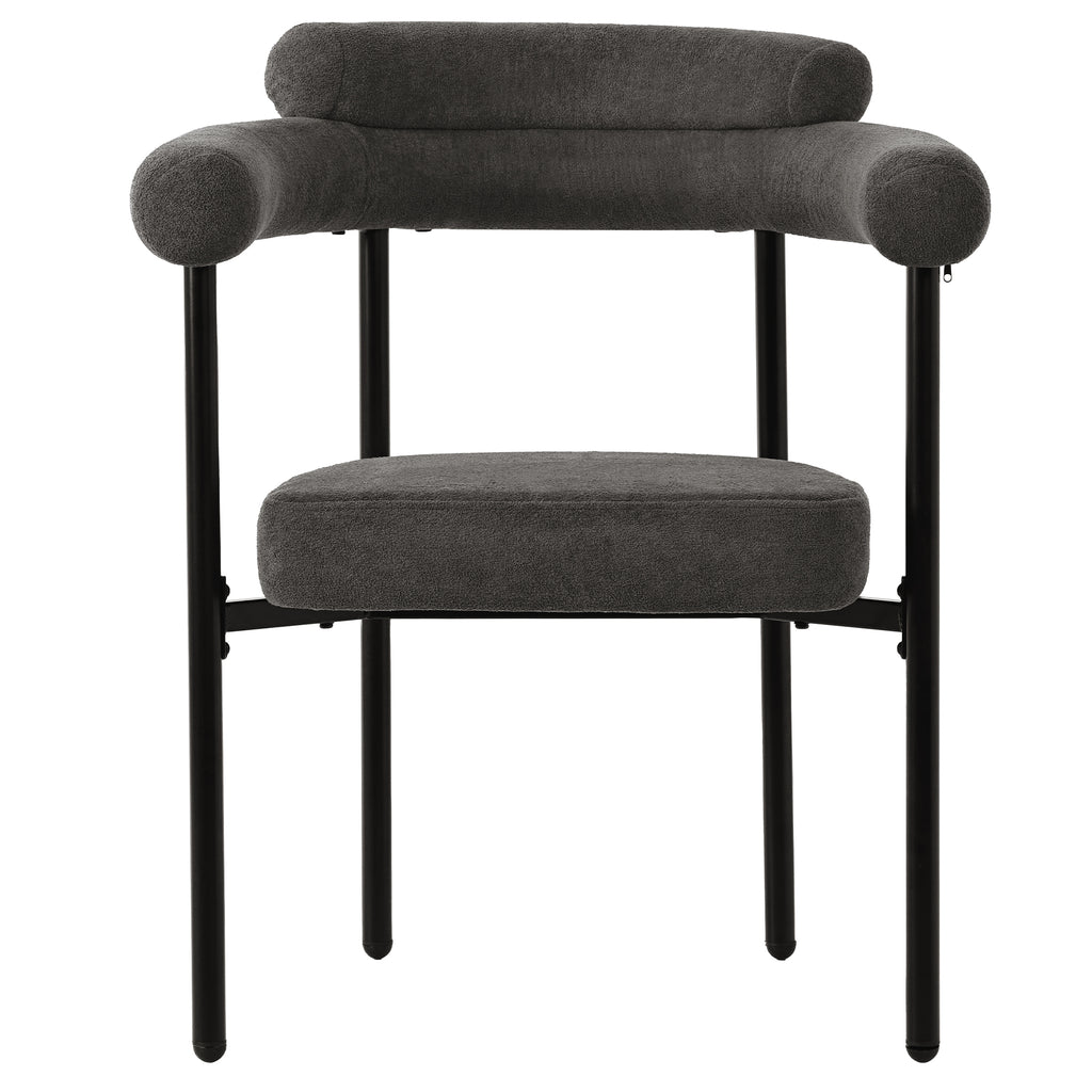 Modern Dining Chairs set of 2, Upholstered Velvet Armchairs,Comfortable Armrest Dining Chairs for Kitchen, Dining Room, Living Room, Multiple Colour Options