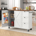 Kitchen island, serving cart with extendable worktop, kitchen cabinet, kitchen trolley, dining cart with wood grain, dining cart with two doors and three drawers