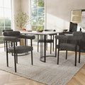 Modern Dining Chairs set of 4, Upholstered Velvet Armchairs,Comfortable Armrest Dining Chairs for Kitchen, Dining Room, Living Room, Multiple Colour Options