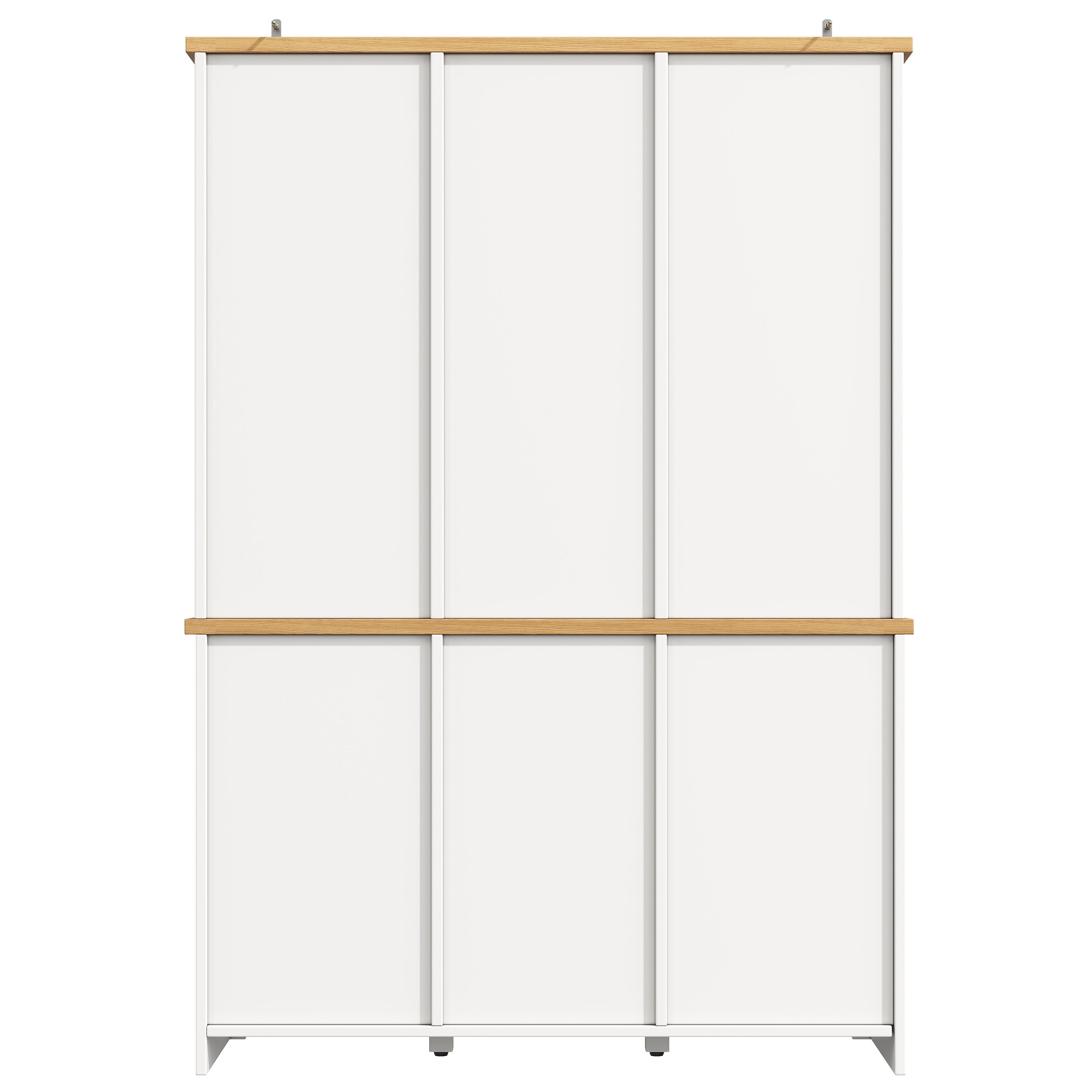 Kitchen Pantry Cabinet with Wine Rack, 185cm Tall Storage Cabinet with Glass Doors, 5 Drawers & Adjustable Shelves, White