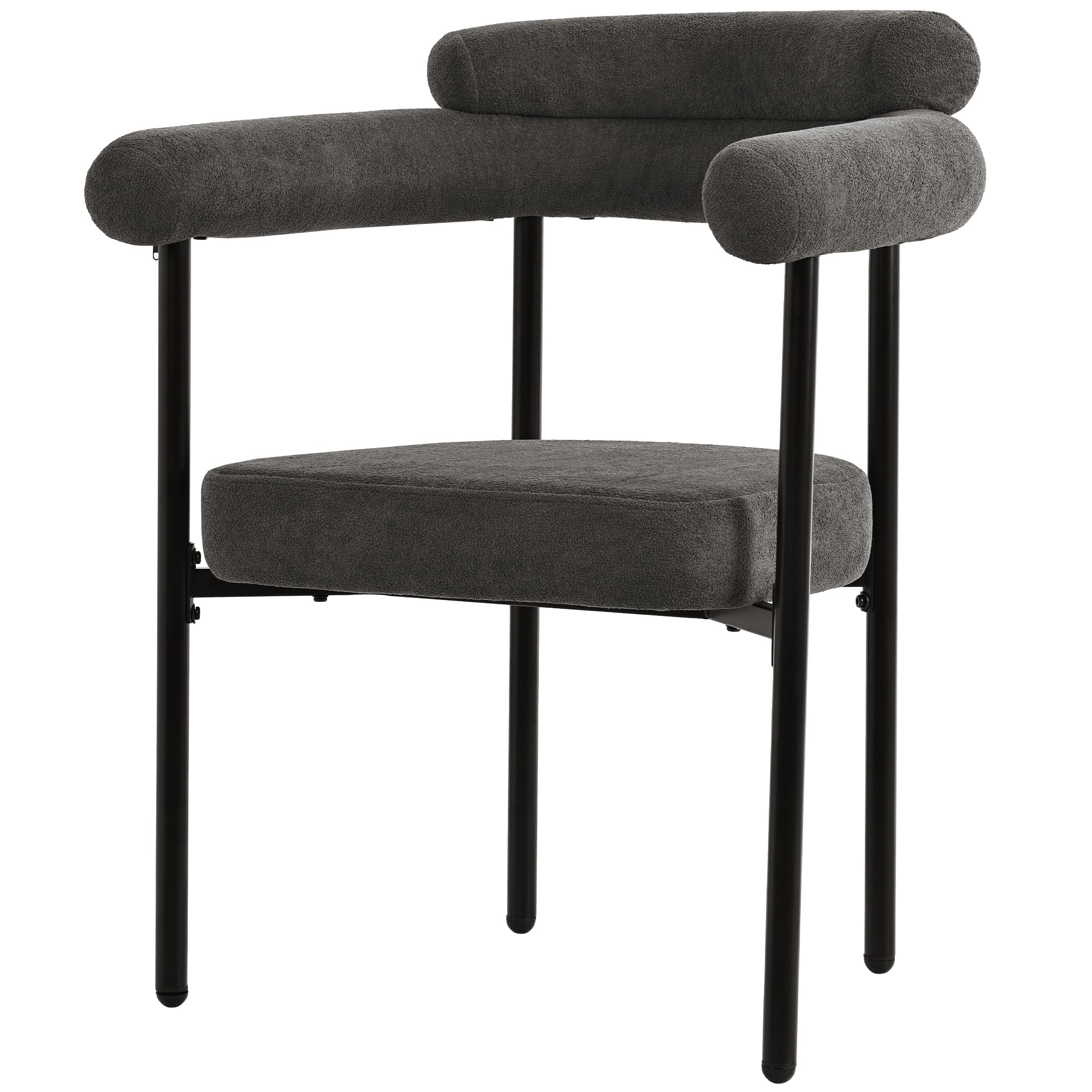 Modern Dining Chairs set of 2, Upholstered Velvet Armchairs,Comfortable Armrest Dining Chairs for Kitchen, Dining Room, Living Room, Multiple Colour Options