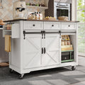 Kitchen island, serving cart with extendable worktop, kitchen cart on wheels, kitchen cabinet with 2 sliding doors and 3 drawers, dining cart with wood grain, kitchen cabinet