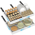 DAYONE White Pull-Out Cabinet Organizer 2 Pack